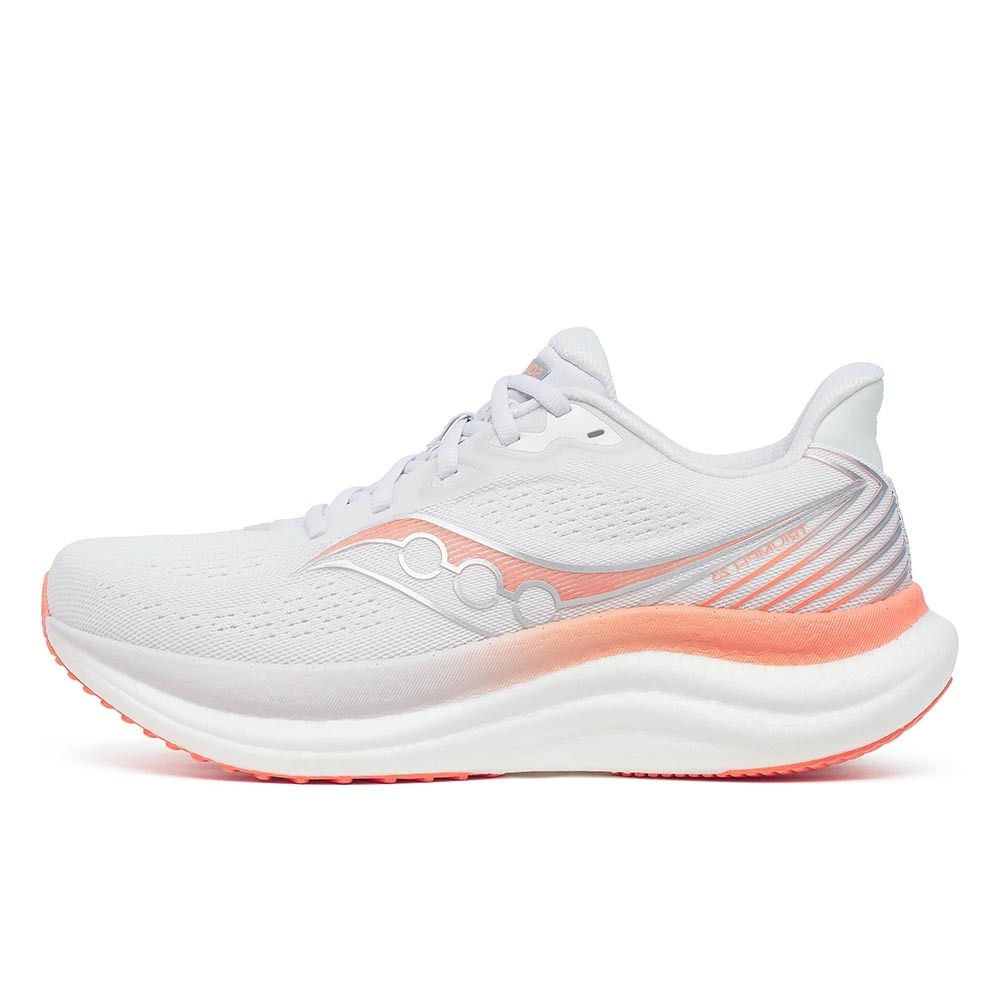 Saucony Triumph 23 Joggesko Dame Hvit/Rosa