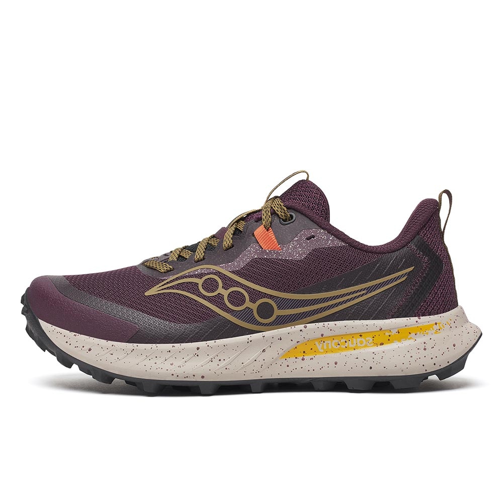 Saucony Peregrine 15 Joggesko Dame Lilla/Brun