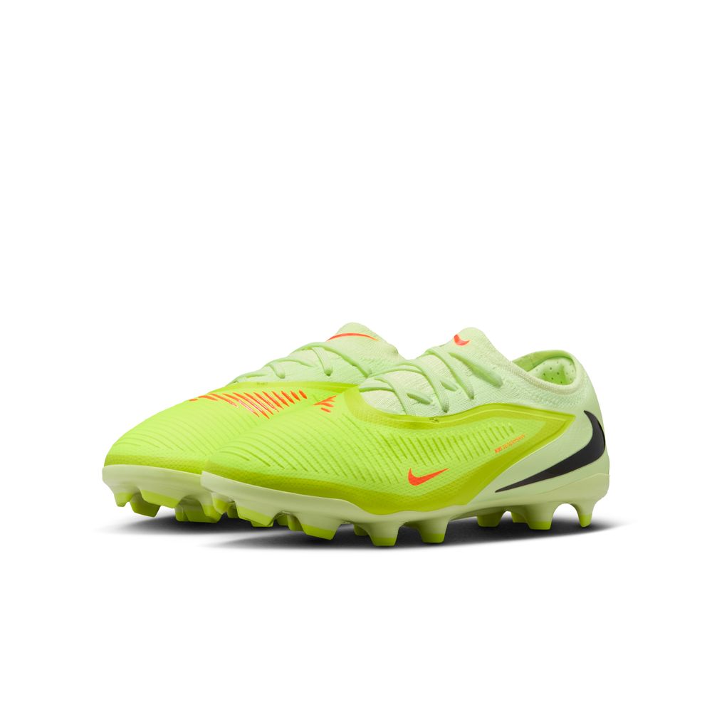 Nike Phantom 6 Low Pro FG/MG Fotballsko Barn Max Voltage