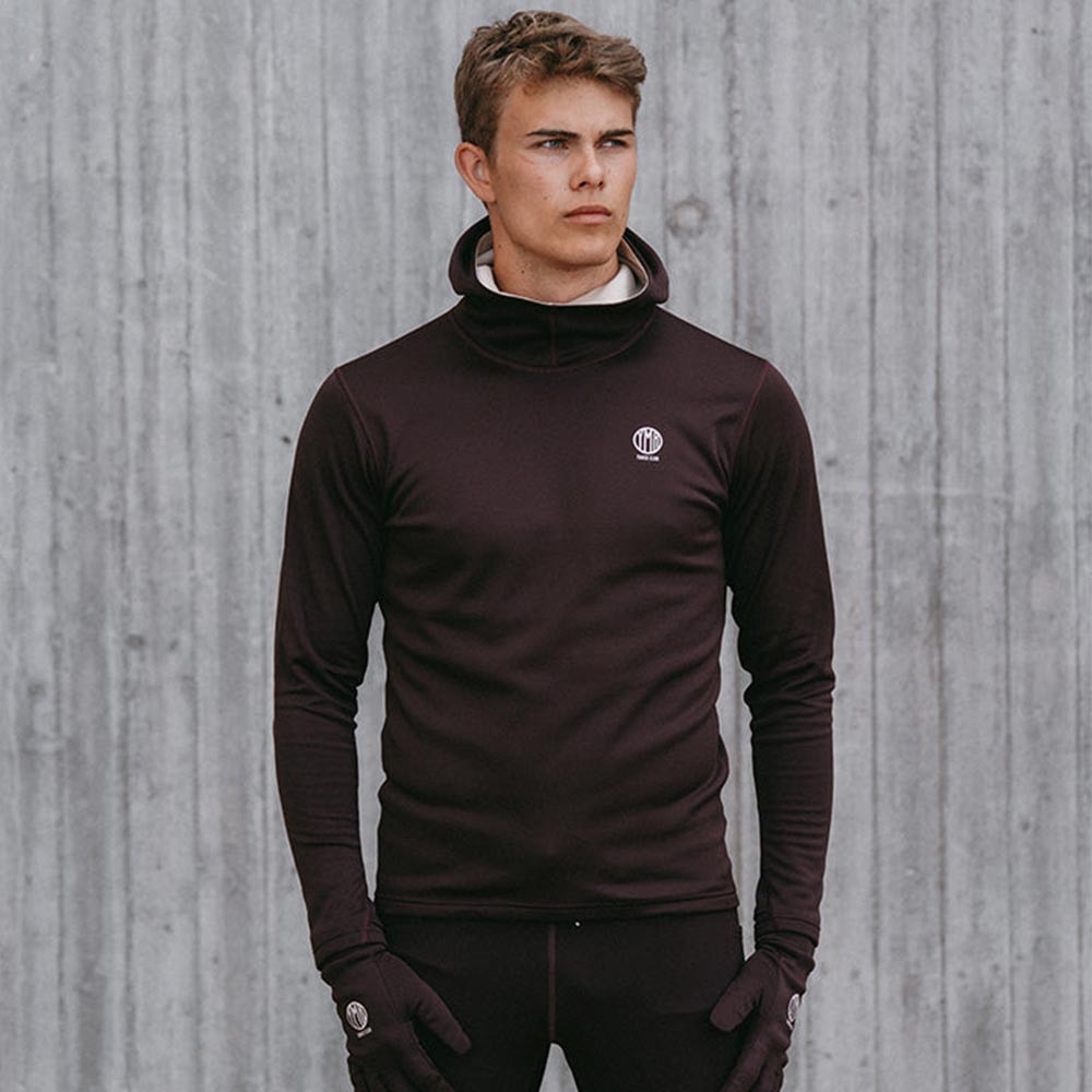 YMR Track Club Siljan Thermal Tights Herre Brun