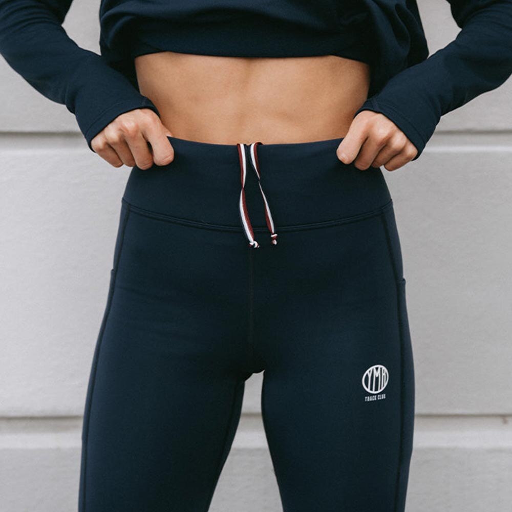 YMR Track Club Siljan Thermal Tights Dame Marine