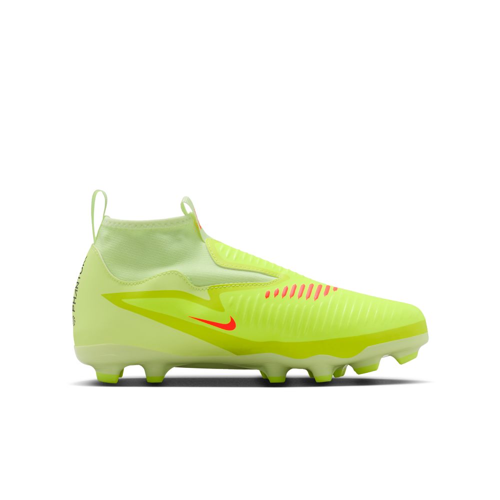 Nike Phantom 6 High Academy FG/MG Fotballsko Barn Max Voltage