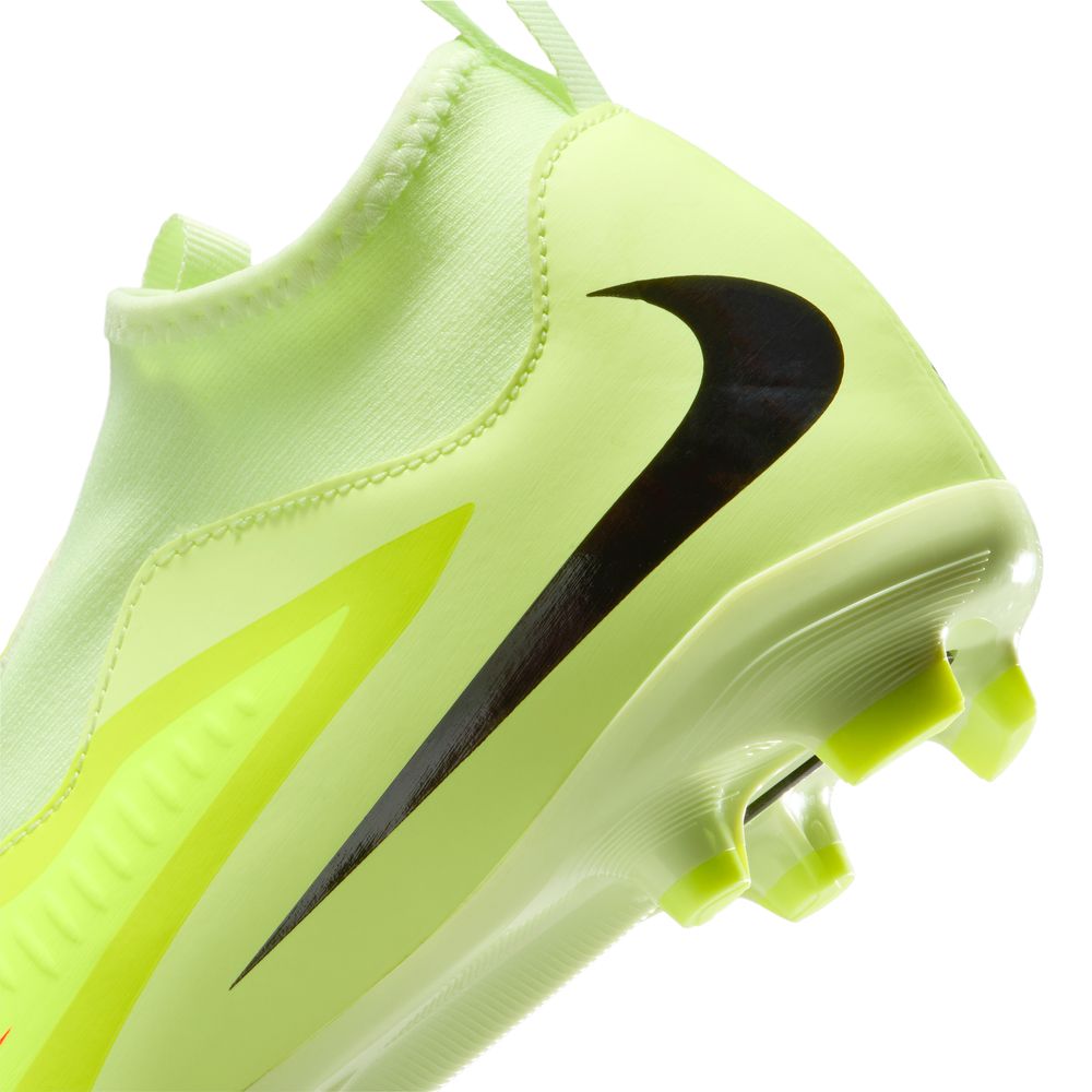 Nike Phantom 6 High Academy FG/MG Fotballsko Barn Max Voltage