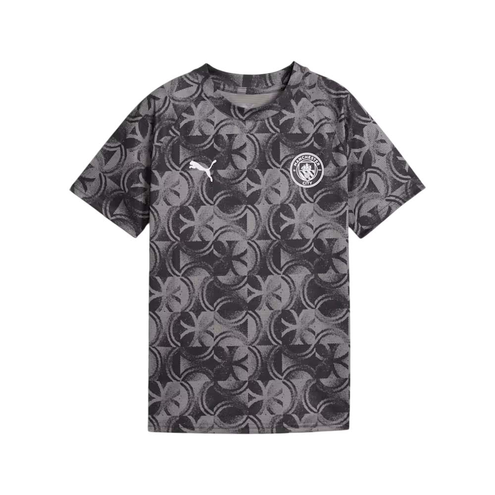 Puma Manchester City Pre Match Fotballtrøye Barn 25/26 Sort