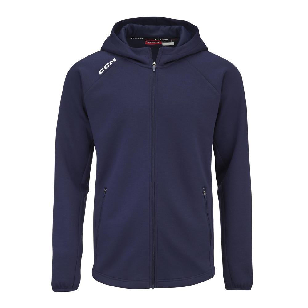 Ccm Locker Room Full Zip Genser Marine