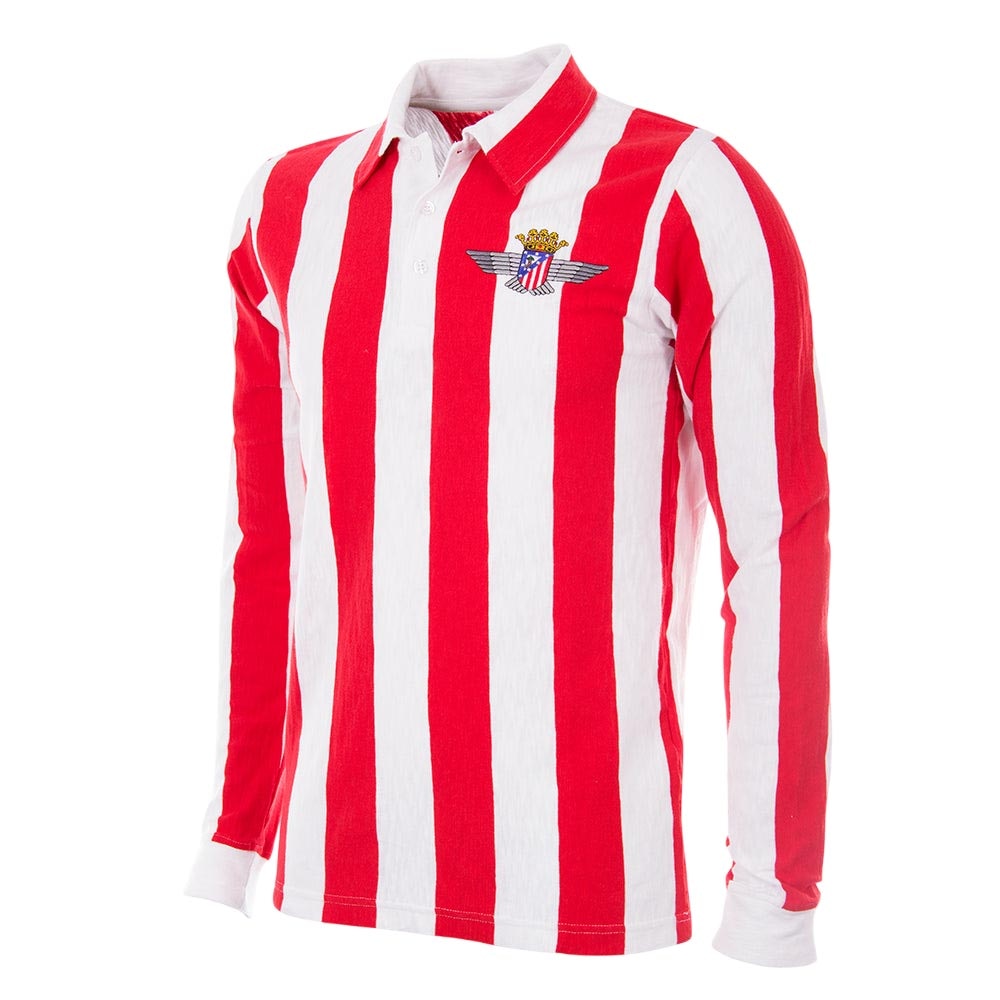 Copa Atletico Madrid 1939-1940 Retro Fotballdrakt Hjemme