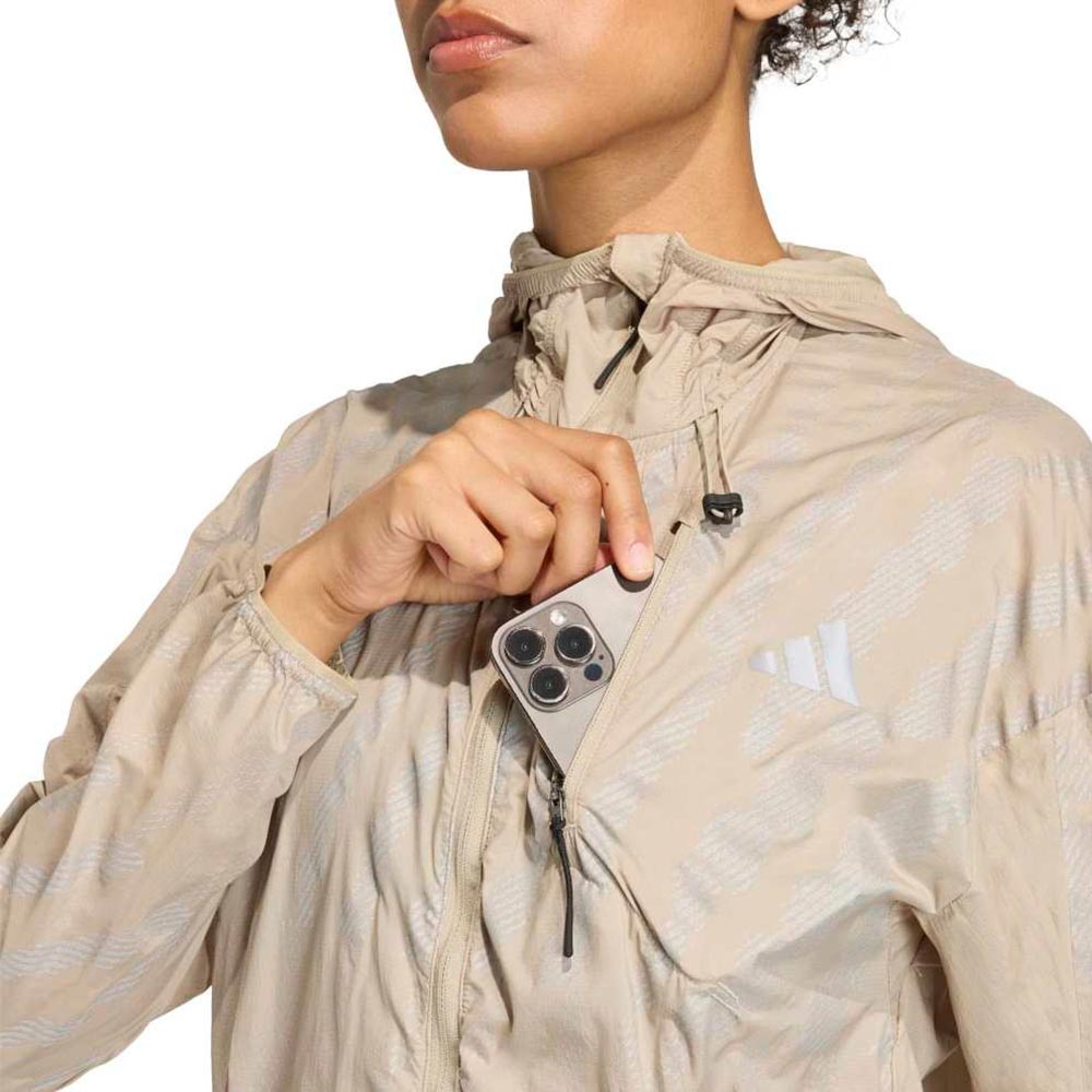 Adidas adi365 Reflective Løpejakke Dame Beige