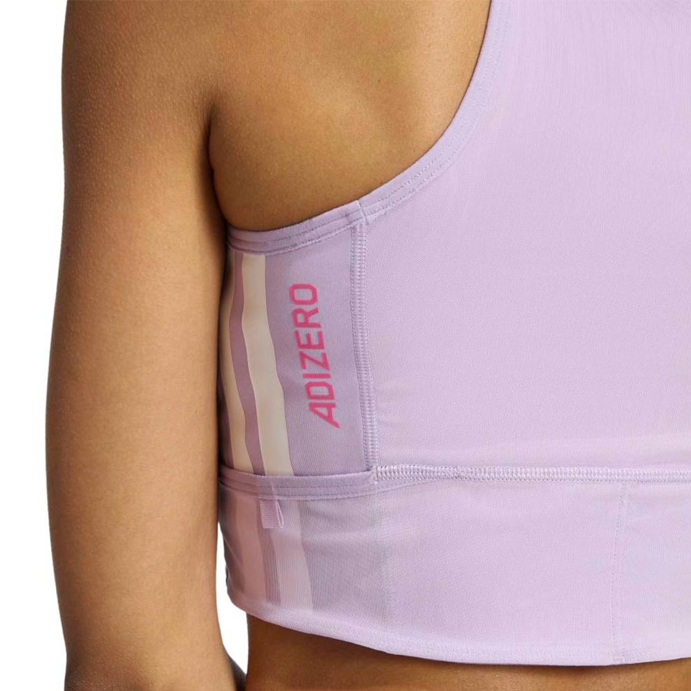Adidas Adizero Running Crop Dame Lilla/Hvit
