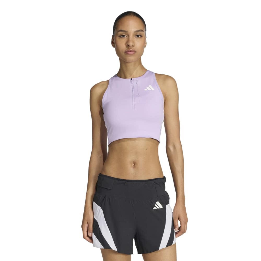Adidas Adizero Running Crop Dame Lilla/Hvit