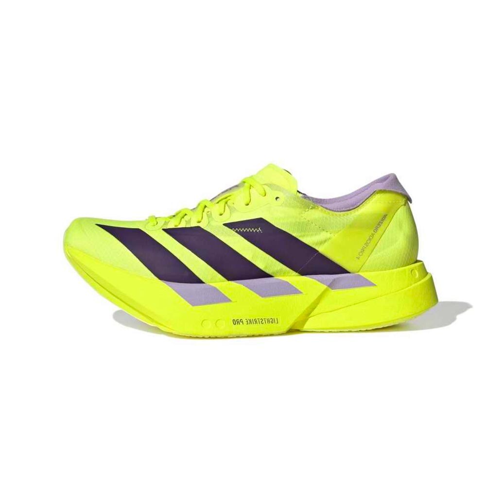 Adidas Adizero Adios Pro 4 Joggesko Dame Gul/Sort/Grå