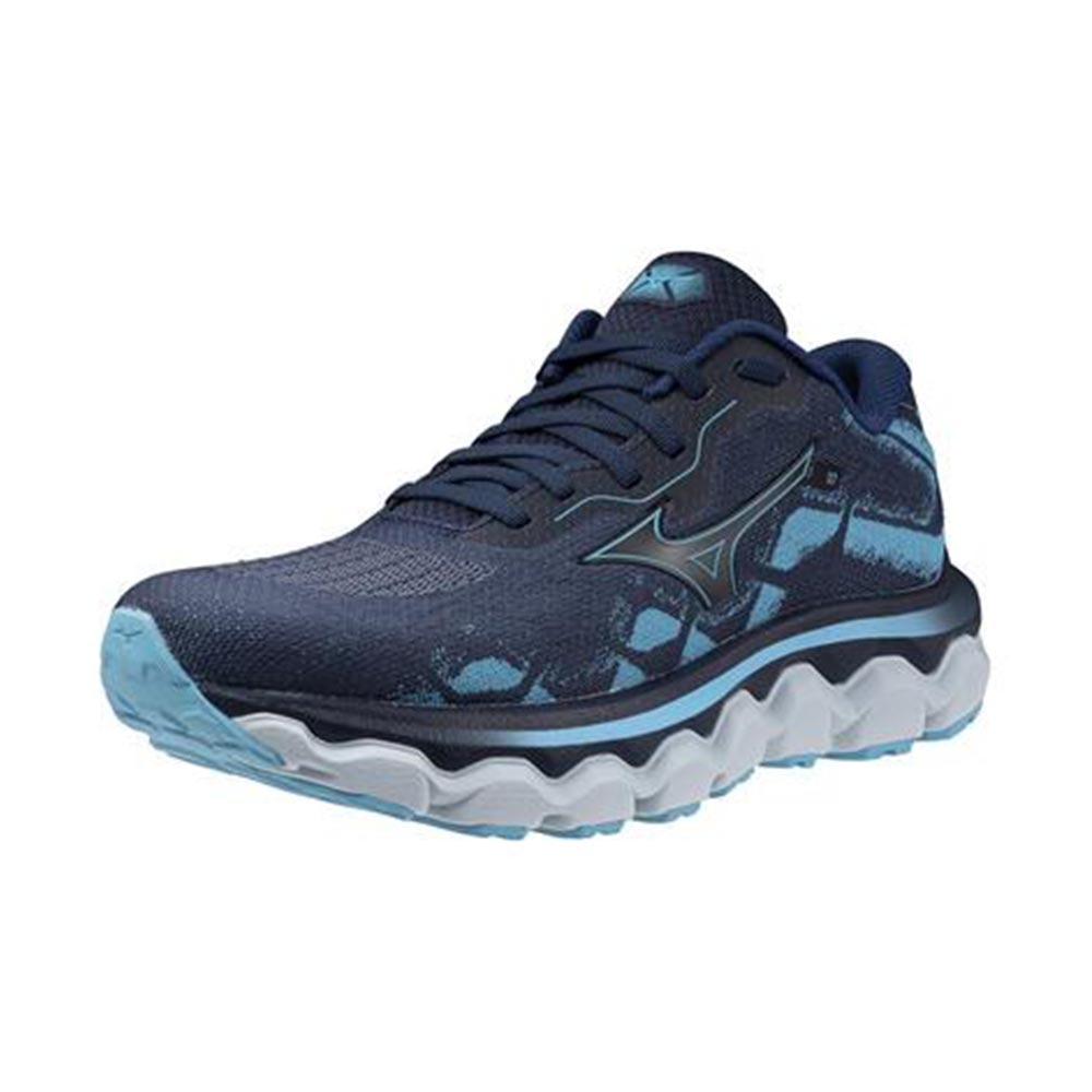 Mizuno Wave Horizon 7 Joggesko Dame Blå