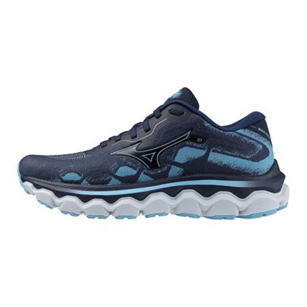 Mizuno Wave Horizon 7 Joggesko Dame Blå