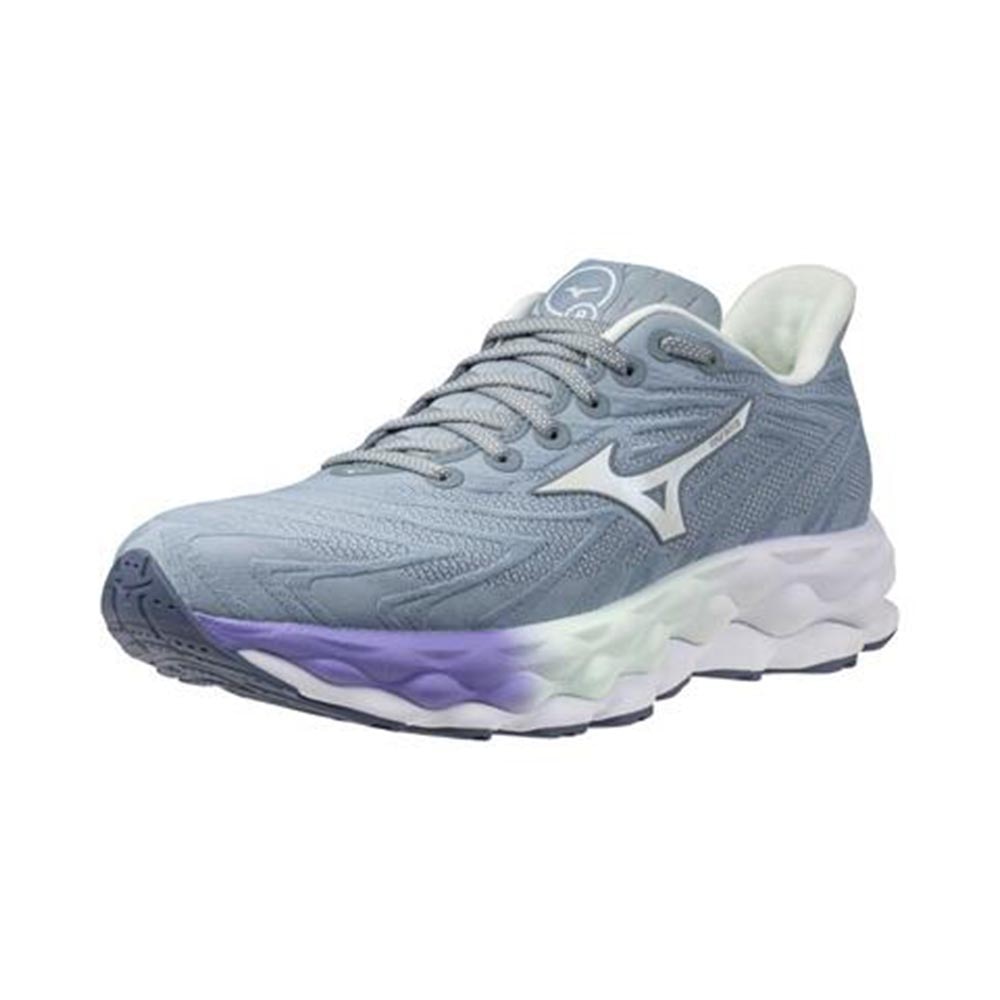 Mizuno Wave Sky 8 Joggesko Dame Grå/Mint