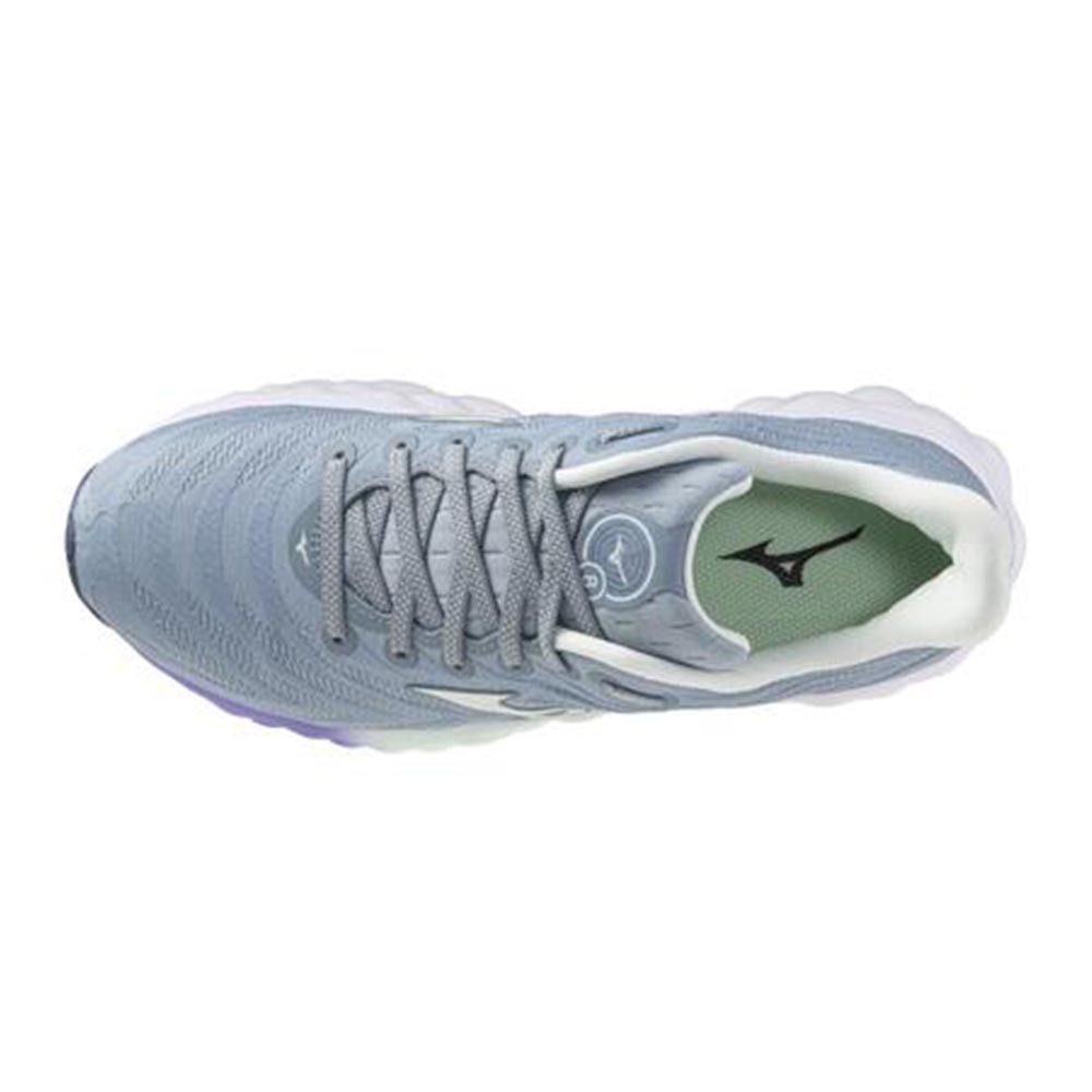 Mizuno Wave Sky 8 Joggesko Dame Grå/Mint