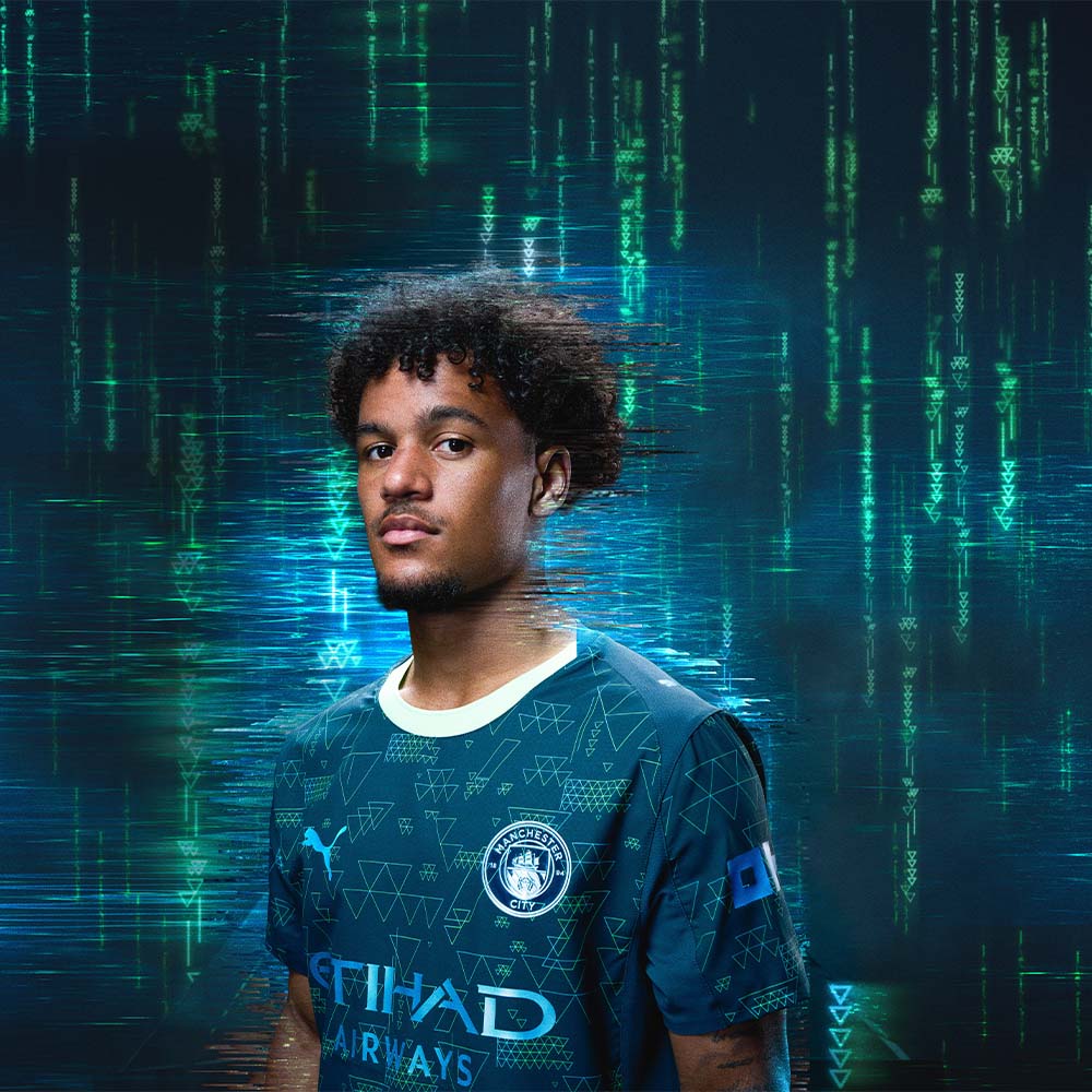 Puma Manchester City Fotballdrakt 25/26 Barn Fjerde