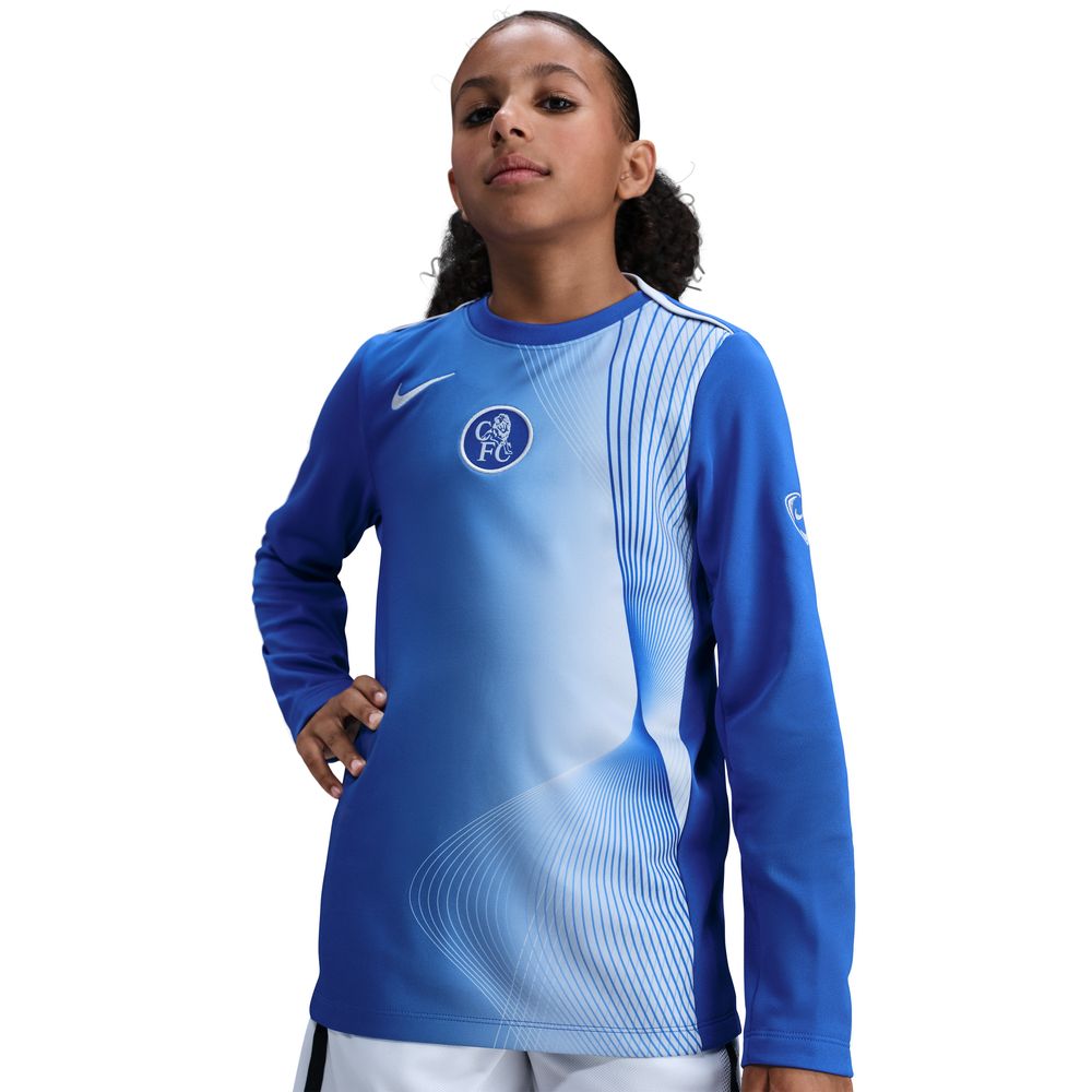 Nike Chelsea Total 90 Dri-FIT Academy Pro Langermet Treningstrøye 25/26 Barn Tredje