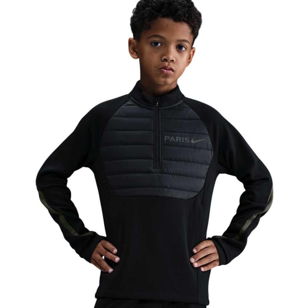 Nike PSG Academy Padded Treningsgenser Barn Winter Warrior Sort
