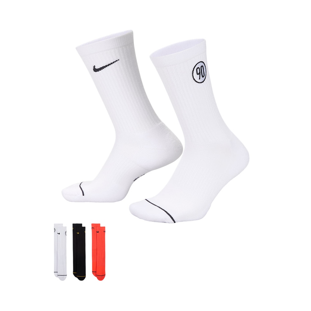 Nike Total 90 Everyday Crew 3pk Strømper Multi