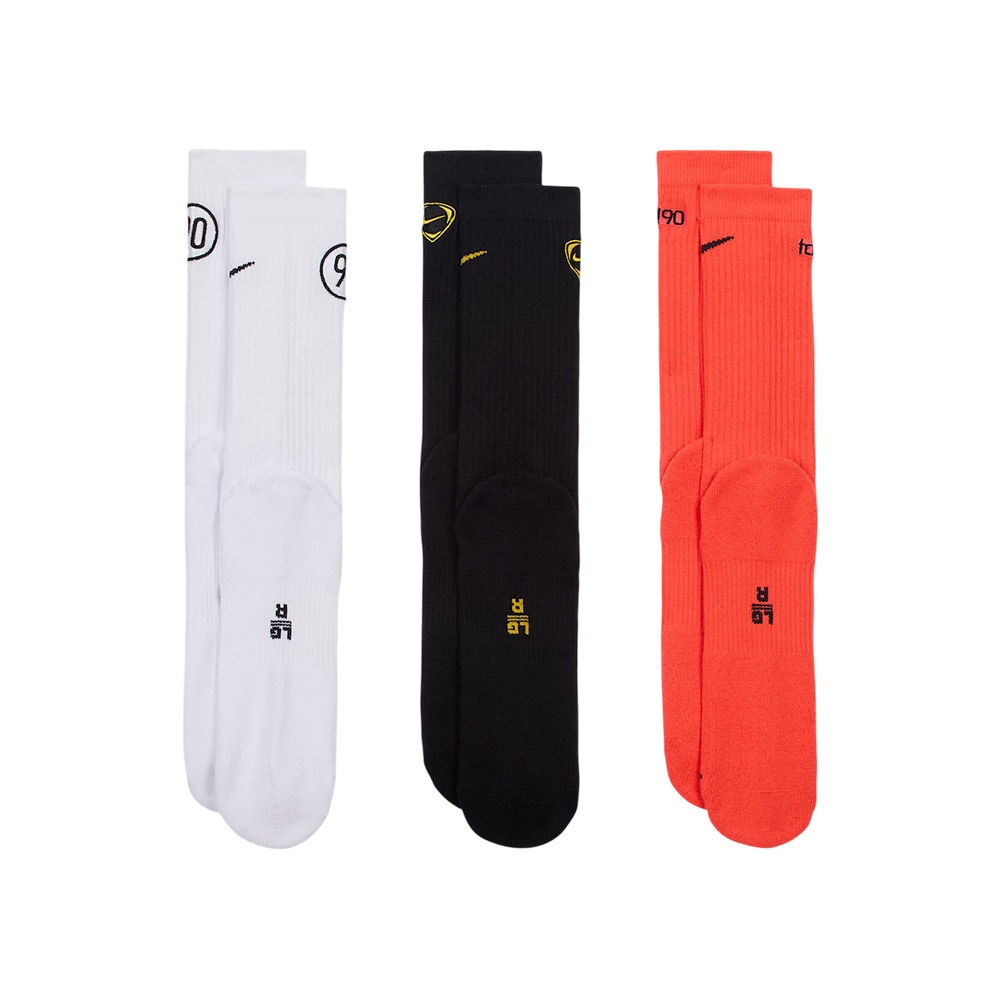 Nike Total 90 Everyday Crew 3pk Strømper Multi