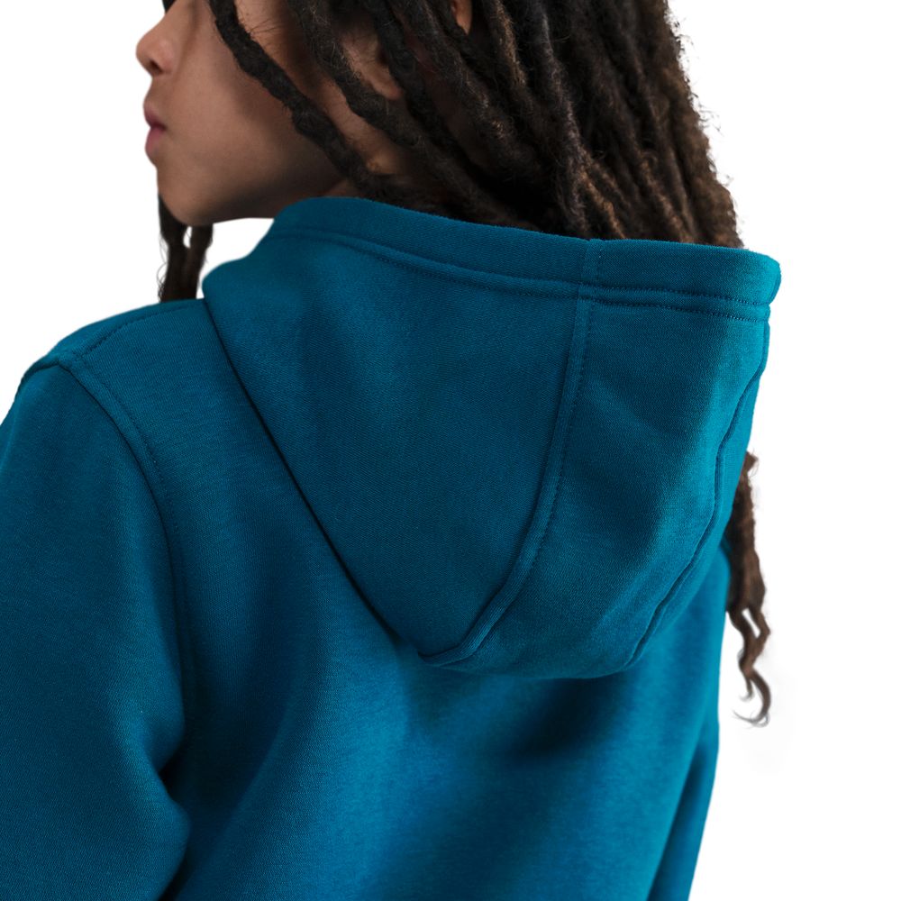 Nike Mbappé Club Fleece Hettegenser Barn Blå/Grønn