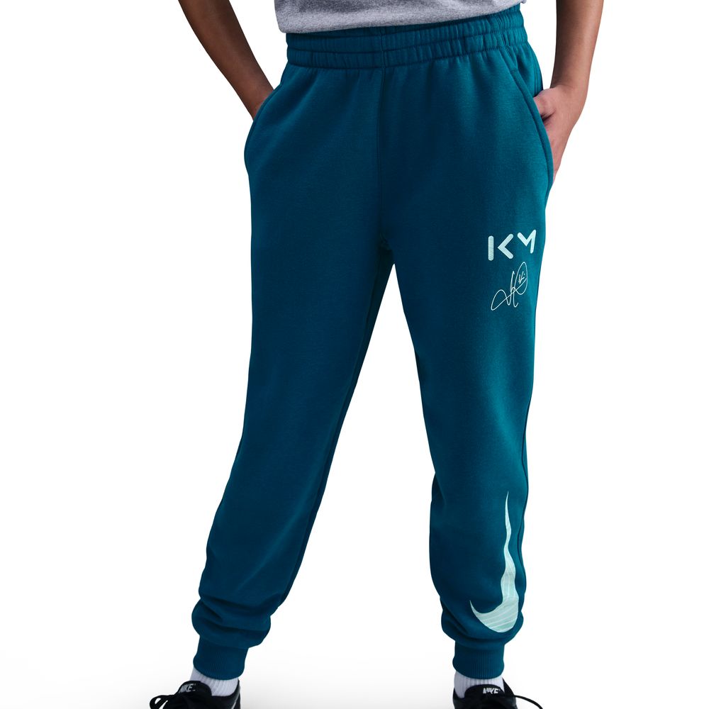 Nike Mbappé Club Fleece Fritidsbukse Barn Blå/Grønn