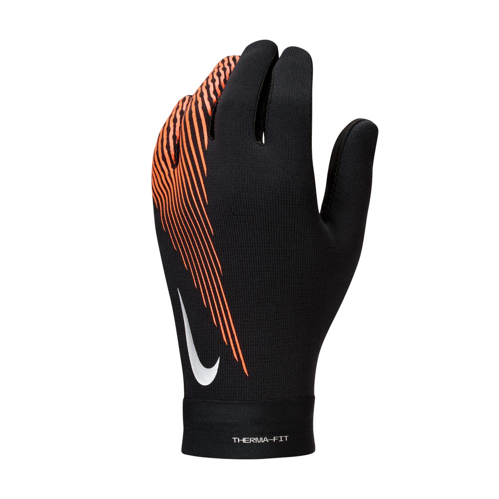 Nike Academy Therma-FIT Spillerhansker Sort/Oransje