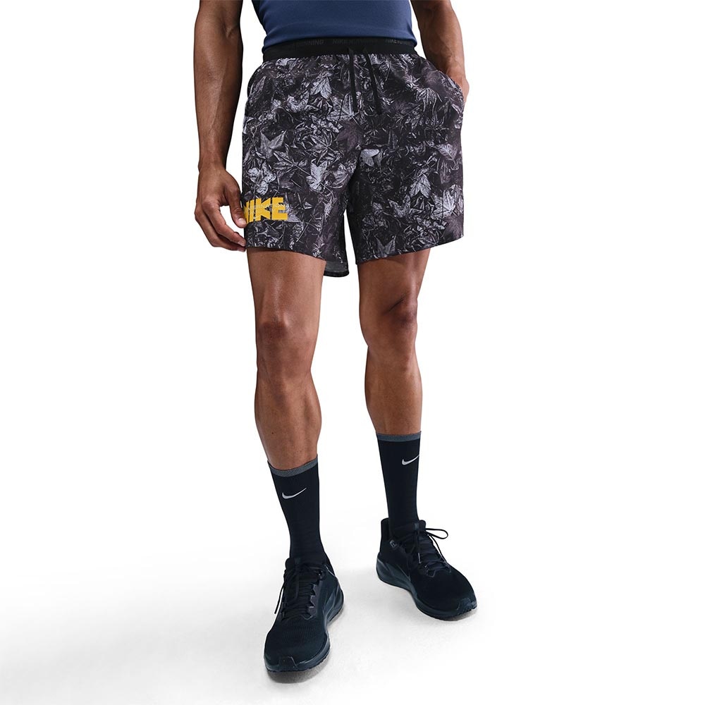 Nike Dri-Fit Stride 7" Brief Løpeshorts Herre Sort/Grå