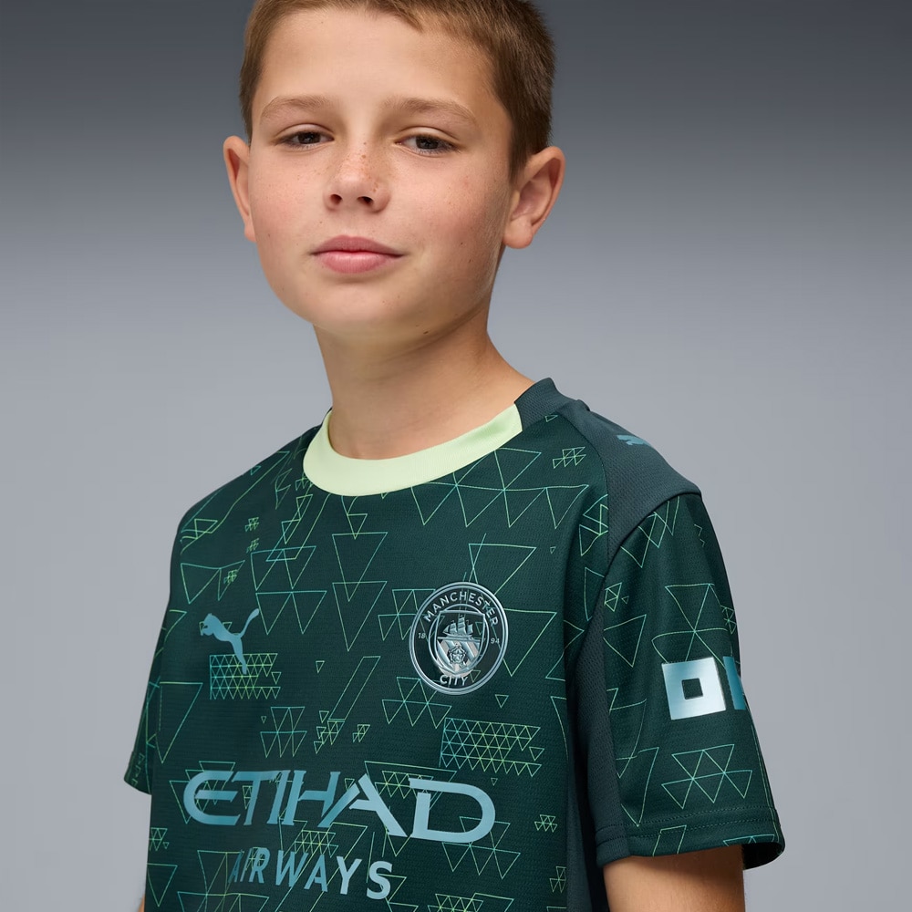Puma Manchester City Fotballdrakt 25/26 Barn Fjerde