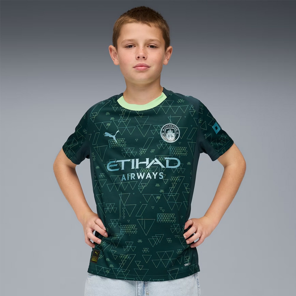 Puma Manchester City Fotballdrakt 25/26 Barn Fjerde