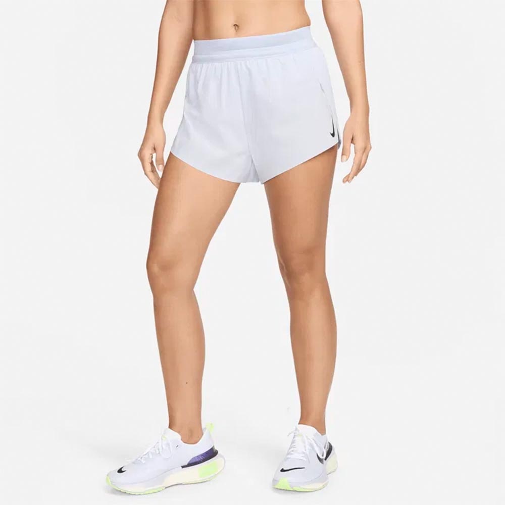 Nike Dri-Fit AeroSwift ADV 3" Løpeshorts Dame Lys Grå