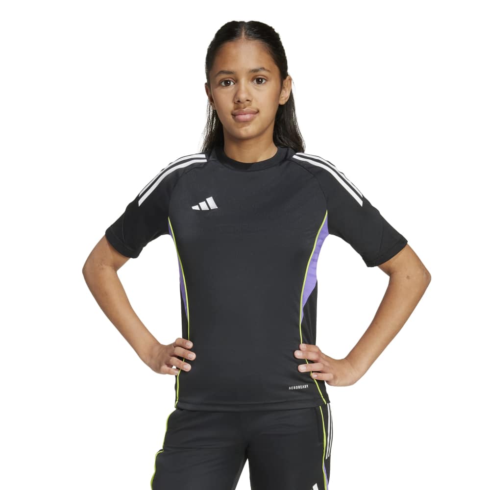 Adidas Tiro 25 Competition Treningstrøye Barn Sort/Lilla
