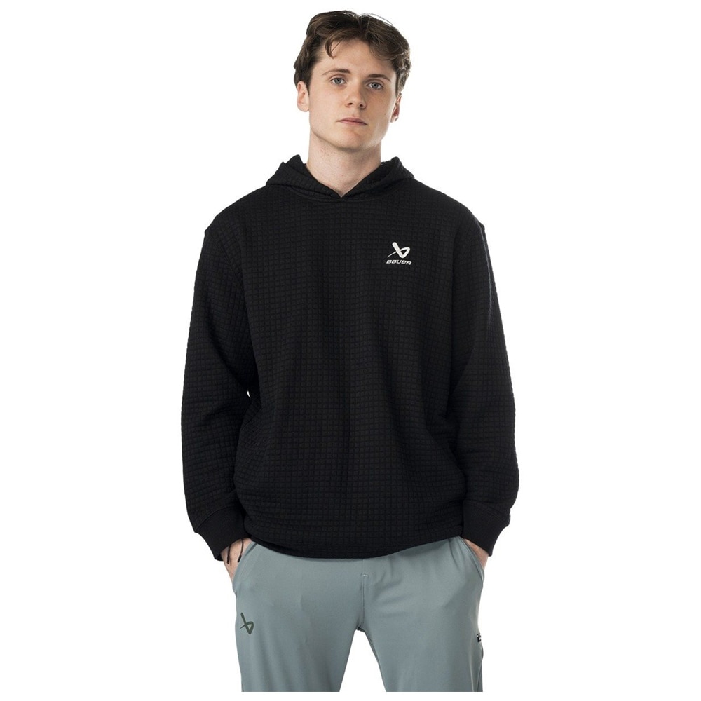 Bauer Quilted Hettegenser Svart