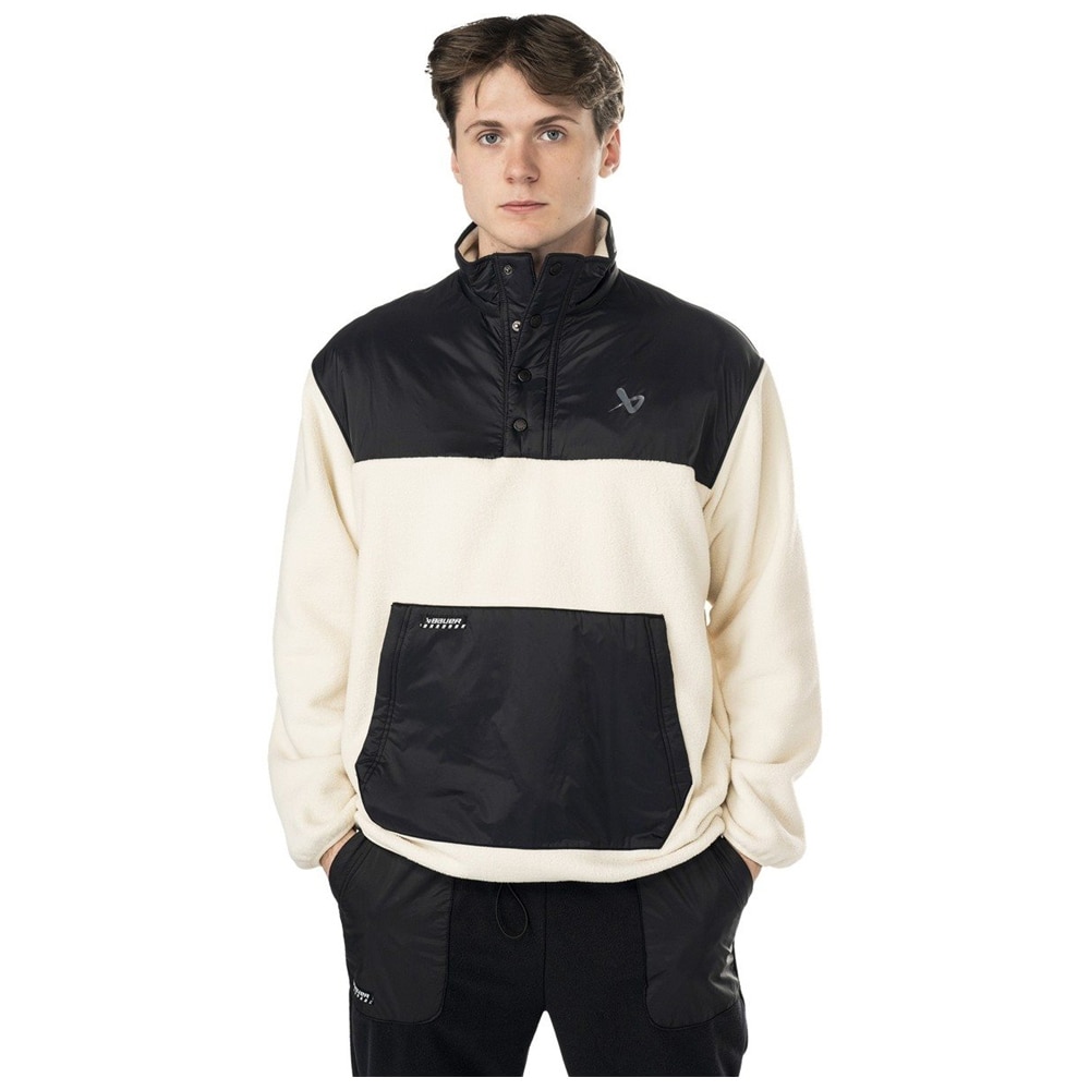 Bauer Fleece Pullover Cream/Svart