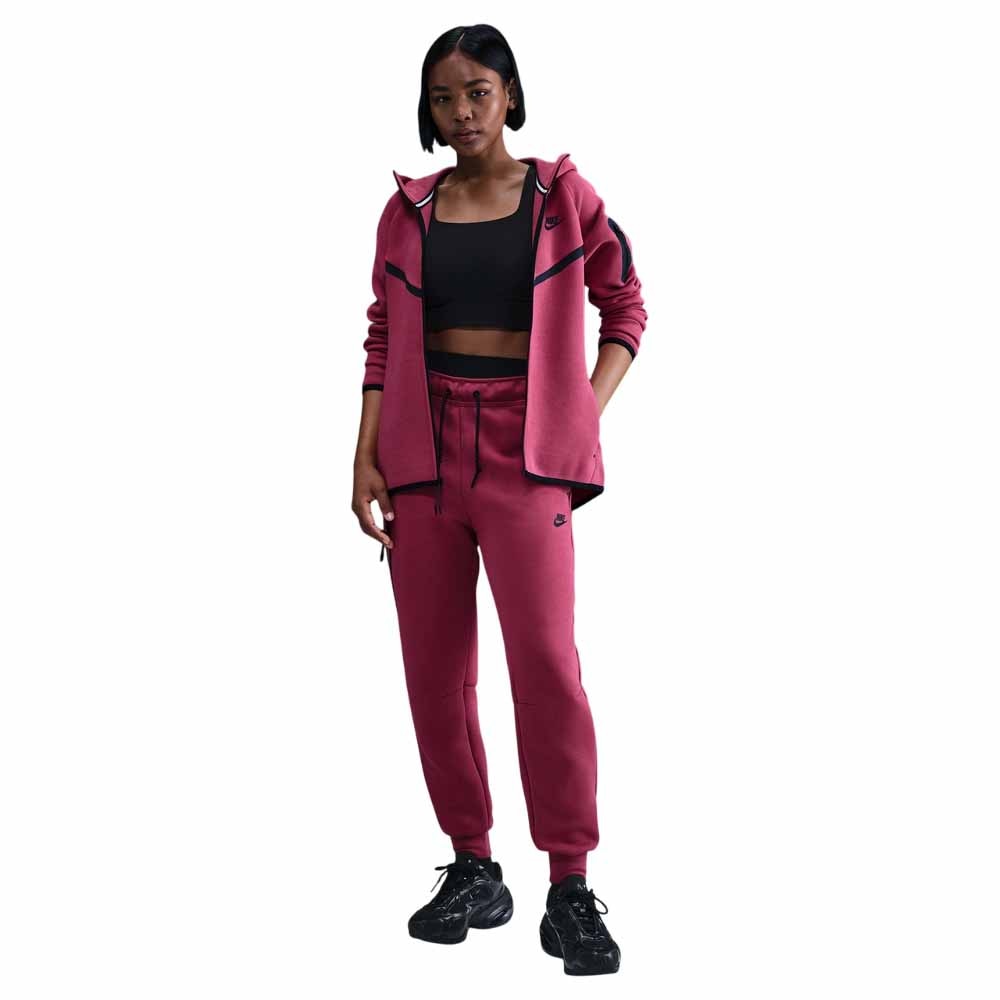 Nike Sportswear Tech Fleece Full-Zip Windrunner Hettegenser Dame Rosa