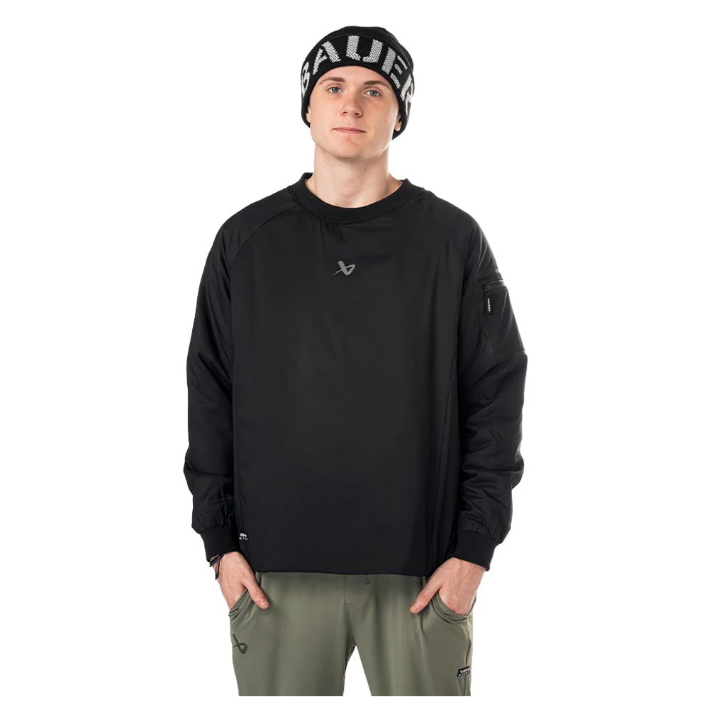 Bauer Filled Crewneck Genser Svart