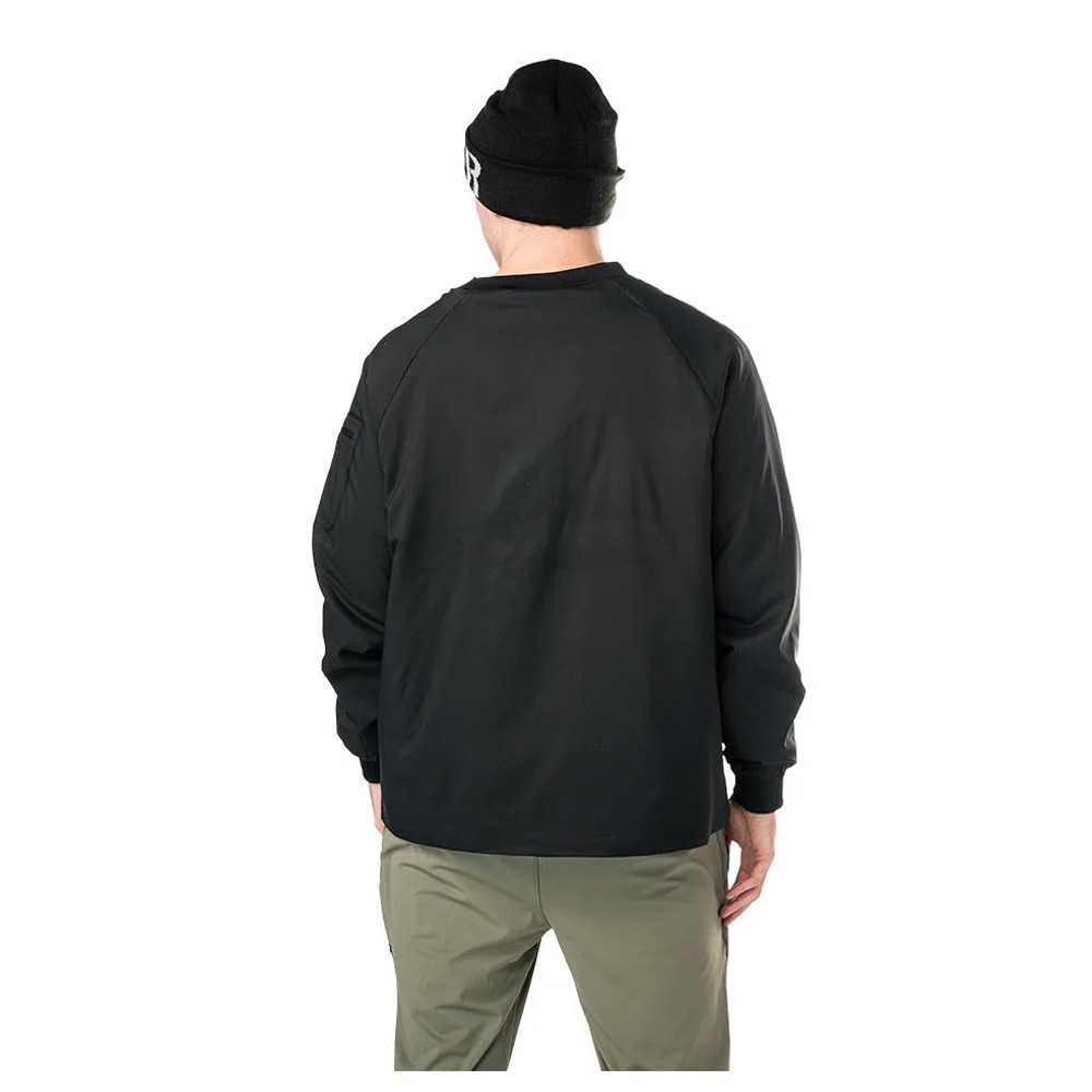 Bauer Filled Crewneck Genser Svart