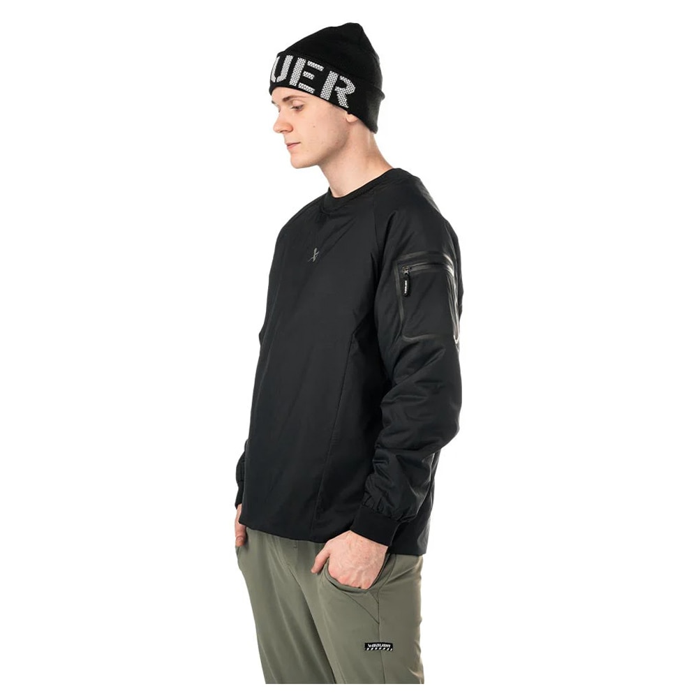 Bauer Filled Crewneck Genser Svart