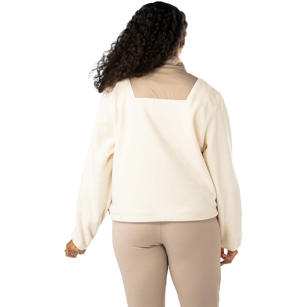 Bauer Fleece 1/2 Zip Dame Cream/Beige