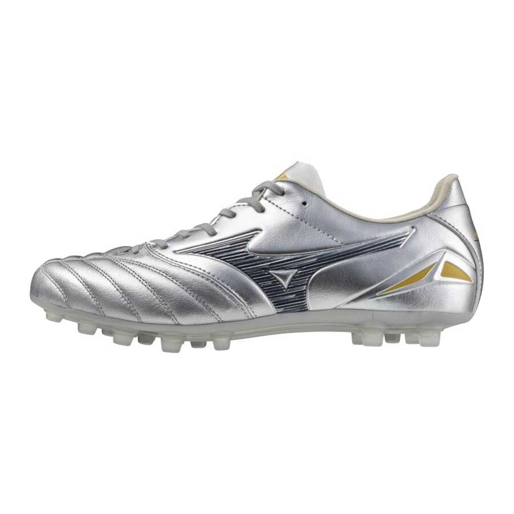Mizuno Morelia Neo IV Pro AG Fotballsko Platinum Silver