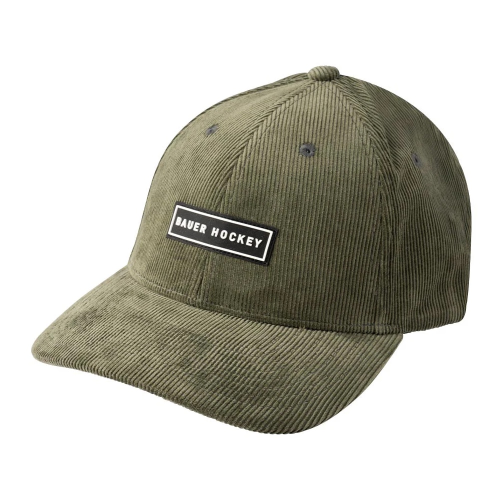 Bauer Corduroy Snapback Cap Grønn