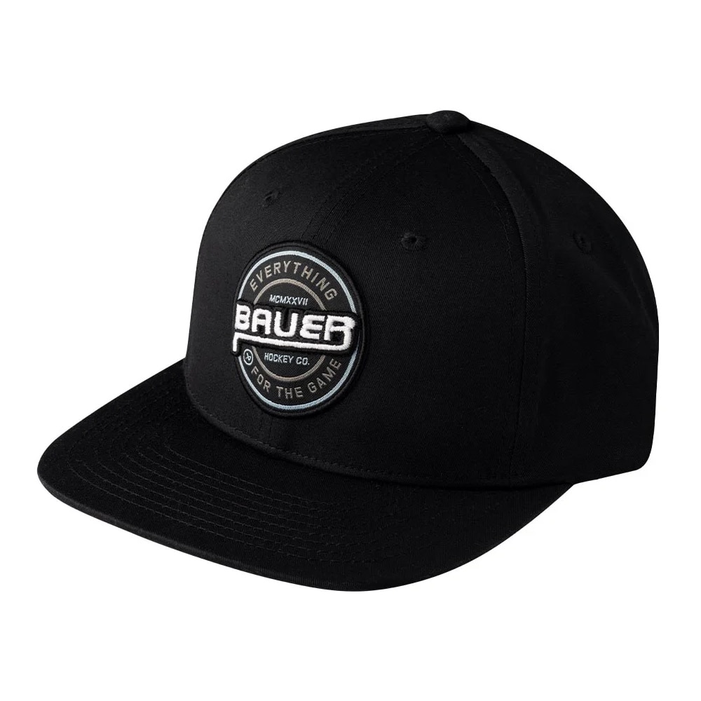 Bauer Twill Snapback Cap Svart