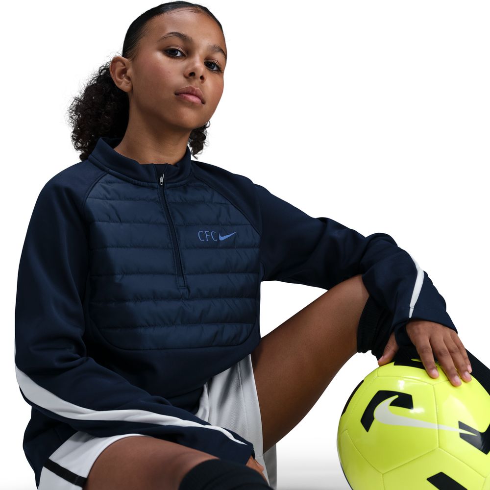 Nike Chelsea Therma-FIT Academy Treningsgenser Barn Winter Warrior Marine