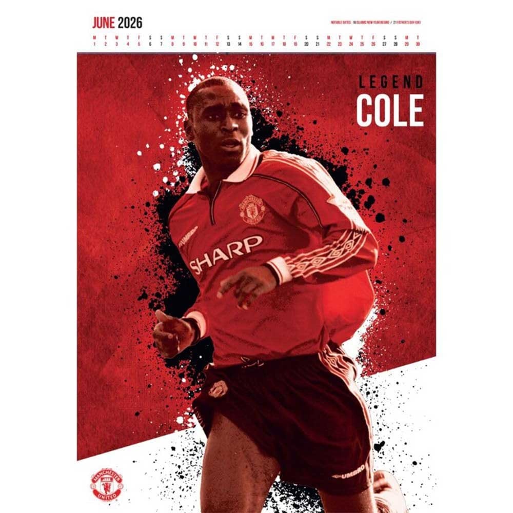 Official Product Manchester United Kalender 2026 A3 Deluxe