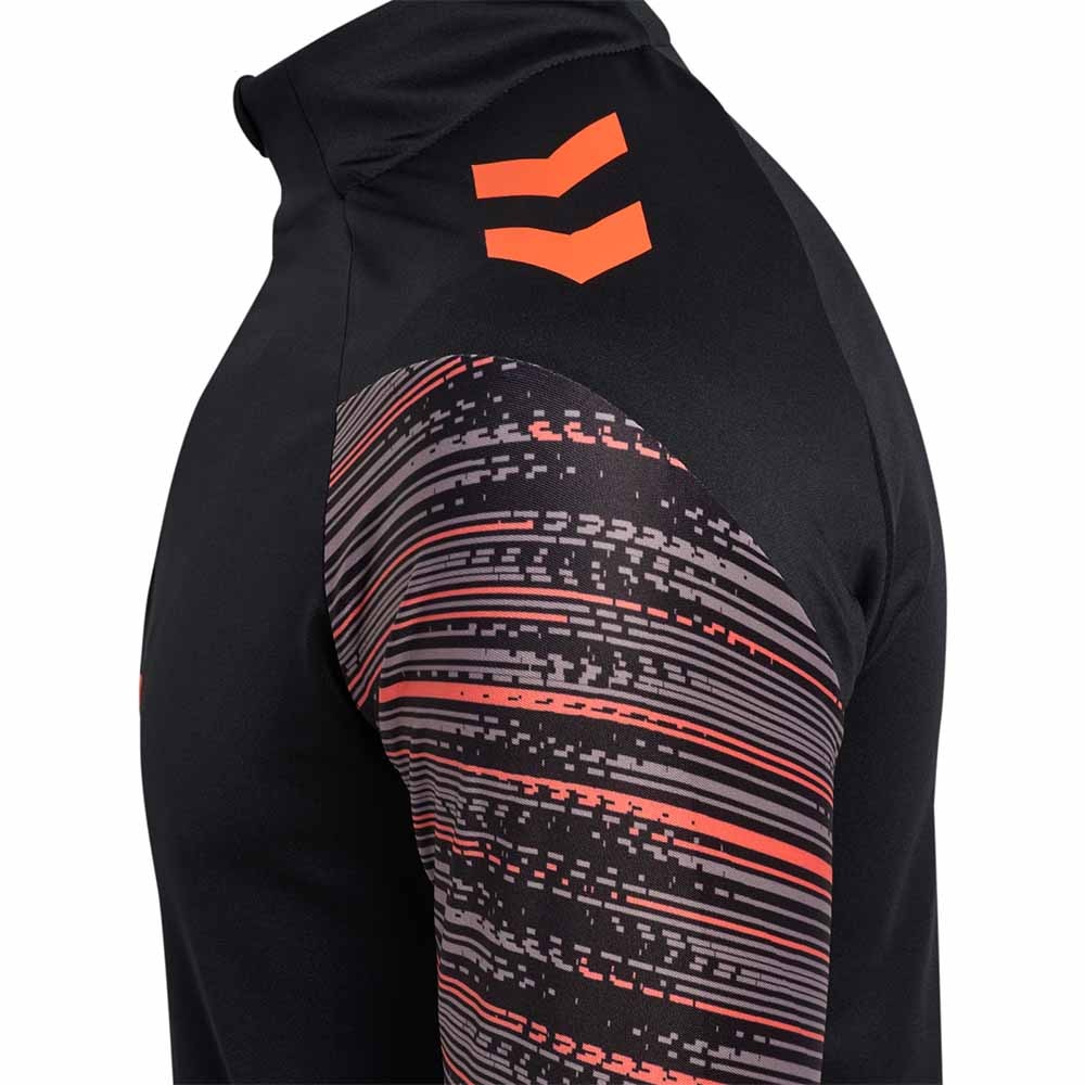 Hummel Blaze Pro 1/2 Zip Treningsgenser Sort/Oransje