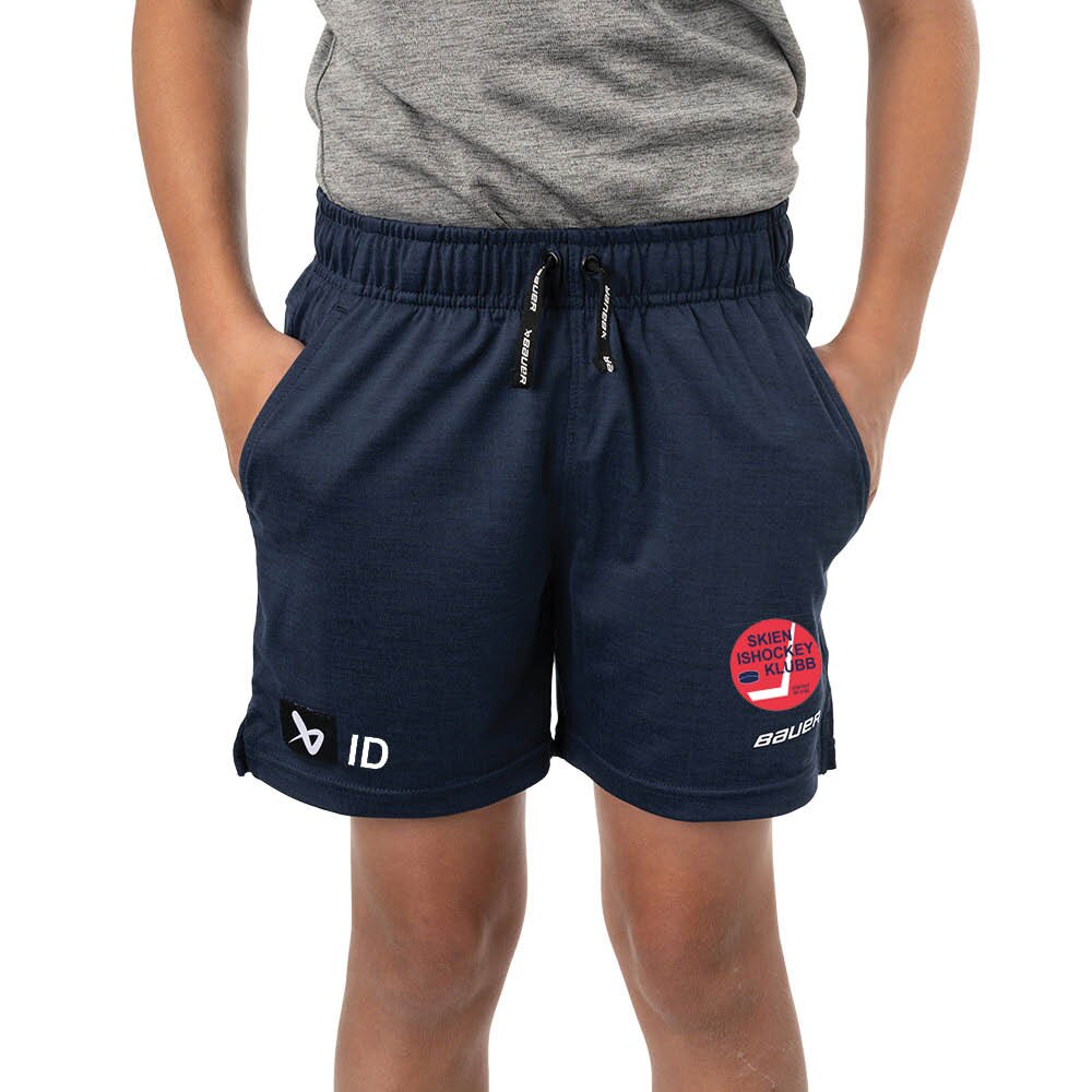 Bauer Skien Hockey Knit Barn Treningsshorts Marine