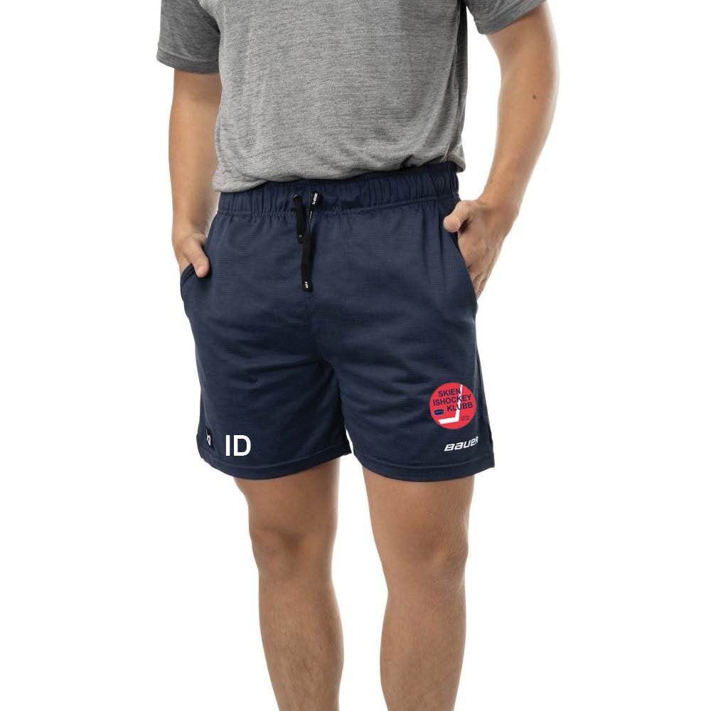Bauer Skien Hockey Knit Treningsshorts Marine