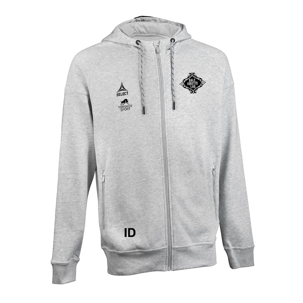 Select Dale IL Full-Zip Hettegenser Grå 