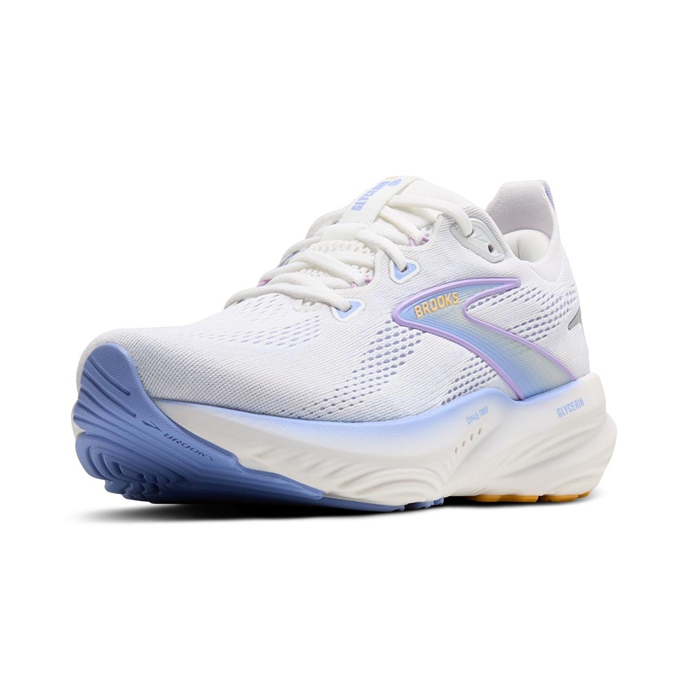 Brooks Glycerin 22 Joggesko Dame Hvit/Blå/Lilla