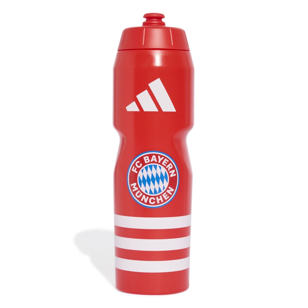 Adidas FC Bayern München Drikkeflaske 25/26 Rød/Hvit
