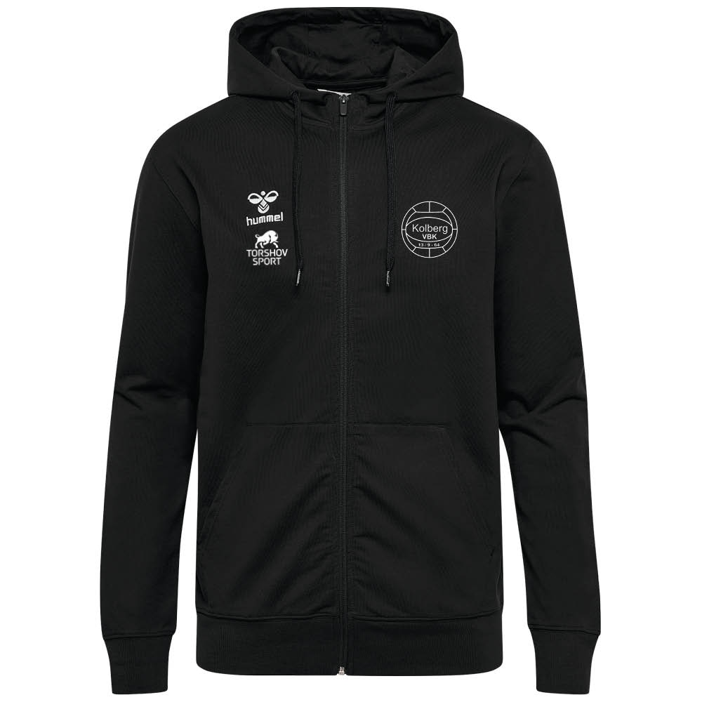 Hummel Kolberg Volleyball Zip Hettegenser Sort
